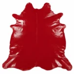 Cuir de vachette verni Rouge bordeaux brillant "BM 06"