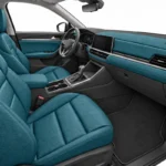 Cuir de vachette italien Bleu nuit grainé "CAV23NU44" – Image 7