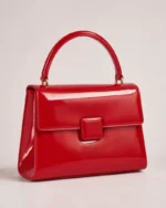 Cuir de vachette verni Rouge éclatant "BM 05" – Image 6