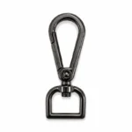 Mousqueton Pivotant à Anneau en D 1,5 cm Platine – Image 2