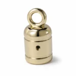Embout Cylindrique Doré avec Boucle