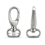 Mousqueton Pivotant 2 cm Argenté