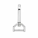 Mousqueton Pivotant à Œillet Ouvert 2 cm Argenté – Image 3