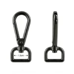 Mousqueton Pivotant à Anneau en D 1,5 cm Platine