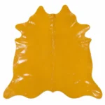 Cuir de vachette verni Jaune Soleil "BM 09"