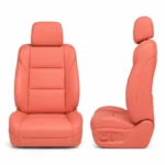 Cuir de Vachette Italien Rose Saumon Corail – « CAV37NU45 » – Image 7