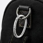 Anneau Mousqueton Ovale 4 cm Argenté – Image 5