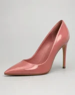 Cuir de vachette verni Rose corail brillant "BM 02" – Image 4