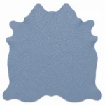 Cuir de vachette italien Bleu Ciel Grisé "CAV10NU108"