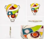 Aurora Mosaic Charm – Pièce d’accessoire artistique colorée. – Image 4