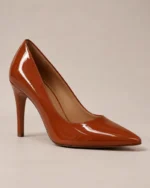 Cuir de vachette verni Cognac brillant "BM 08" – Image 4