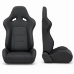 Cuir de vachette italien Noir classique "CAV19NU29" – Image 5