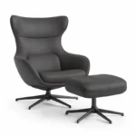 Cuir de Vachette Italien Noir Bleuté Mat – « CAV1002NU50 » – Image 4